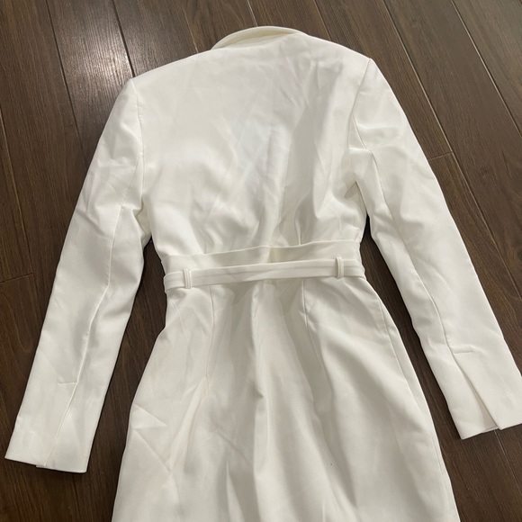 Zara white tapered blazer dress - Picture 9 of 12